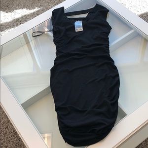 NWT Sweet Storm juniors black sparkly dress